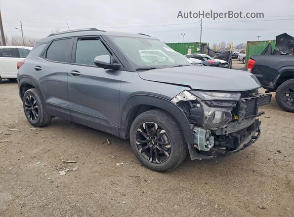 KL79MPSLXNB078435 2022 CHEVROLET TRAILBLAZER Серый Передняя правая четверть