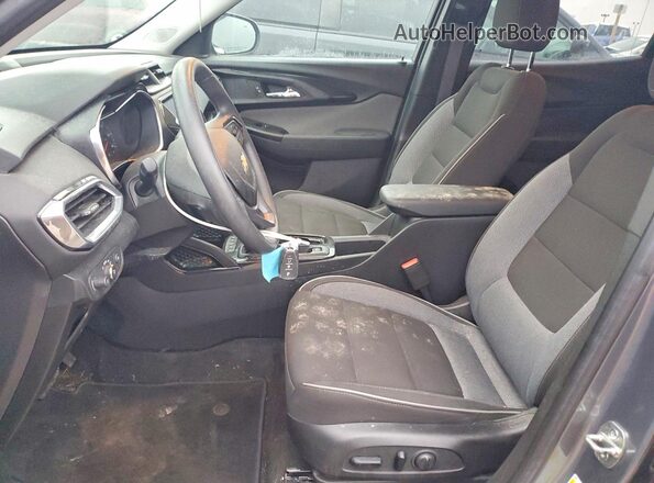 KL79MPSLXNB078435 2022 CHEVROLET TRAILBLAZER Серый Вид салона спереди