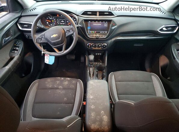 KL79MPSLXNB078435 2022 CHEVROLET TRAILBLAZER Серый Вид панели приборов