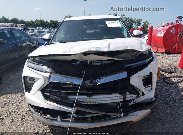 KL79MPSLXSB190955 2025 CHEVROLET TRAILBLAZER White წინა პანელის ხედი