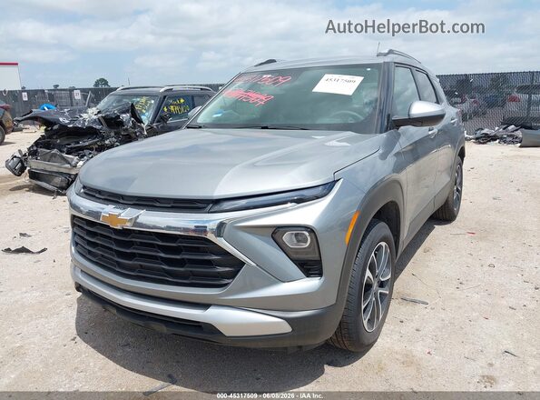 KL79MPSLXTB099184 2026 CHEVROLET TRAILBLAZER Gray Առջևի ձախ երեք քառորդ տեսարան