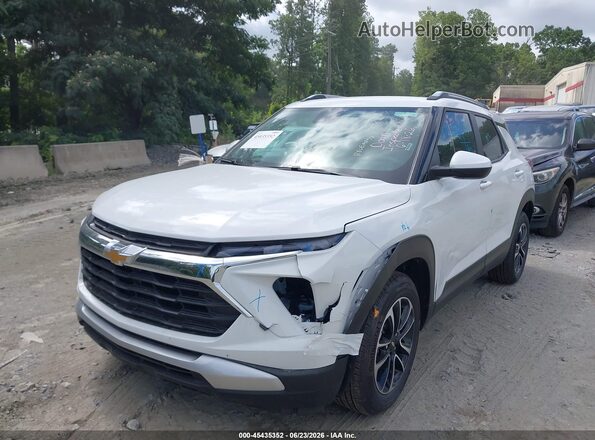 KL79MPSP7TB183224 2026 CHEVROLET TRAILBLAZER White წინა მარცხენა ხედი სამი მეოთხედიდან