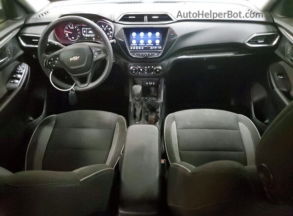 KL79MRSL2PB193884 2023 CHEVROLET TRAILBLAZER White Առջևի վահանակի տեսք