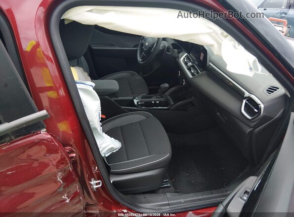 KL79MRSL3RB187966 2024 CHEVROLET TRAILBLAZER Burgundy Widok wnętrza z przodu
