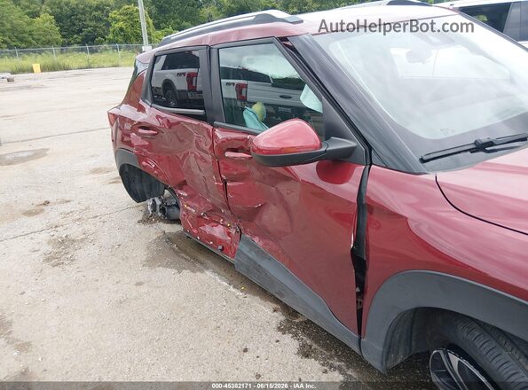 KL79MRSL3RB187966 2024 CHEVROLET TRAILBLAZER Burgundy Widok z przodu