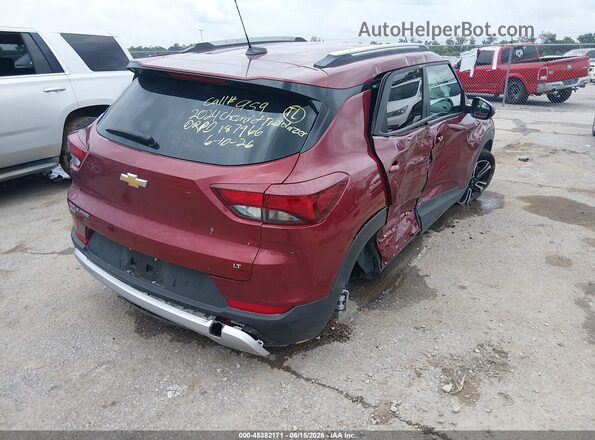 KL79MRSL3RB187966 2024 CHEVROLET TRAILBLAZER Burgundy Tył prawy