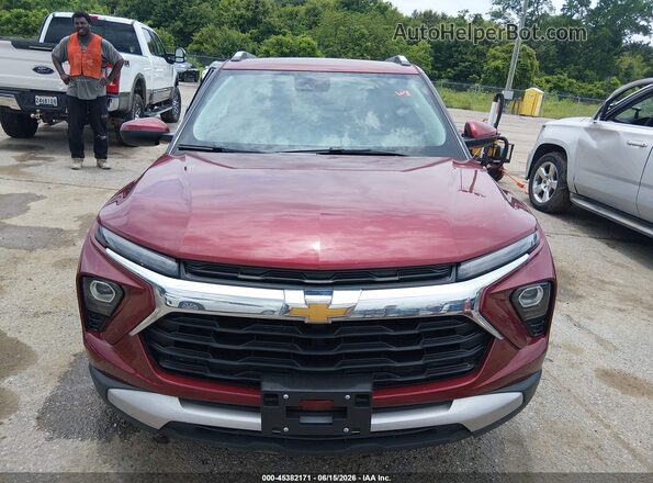 KL79MRSL3RB187966 2024 CHEVROLET TRAILBLAZER Burgundy Widok wnętrza z tyłu