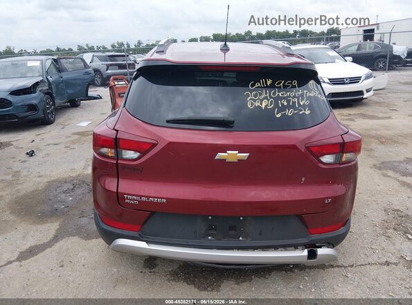 KL79MRSL3RB187966 2024 CHEVROLET TRAILBLAZER Burgundy 