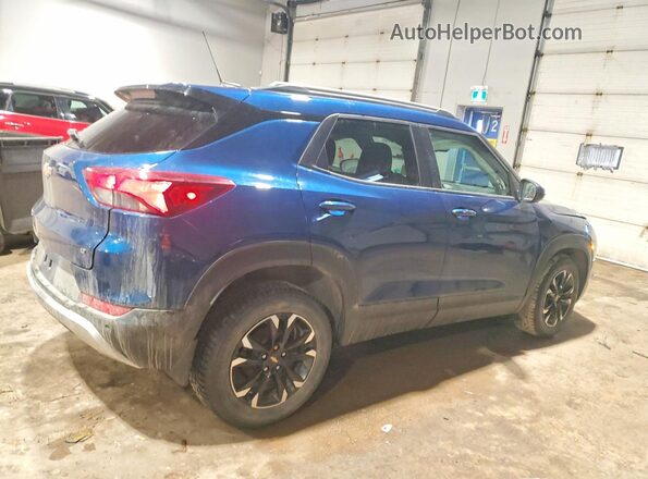 KL79MRSL4MB098383 2021 CHEVROLET TRAILBLAZER Blue Rear right