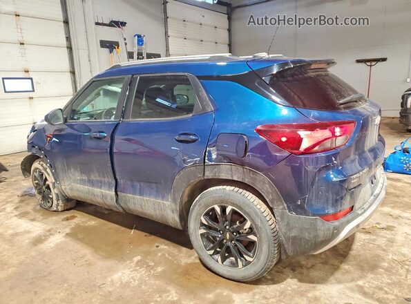KL79MRSL4MB098383 2021 CHEVROLET TRAILBLAZER Blue Rear left