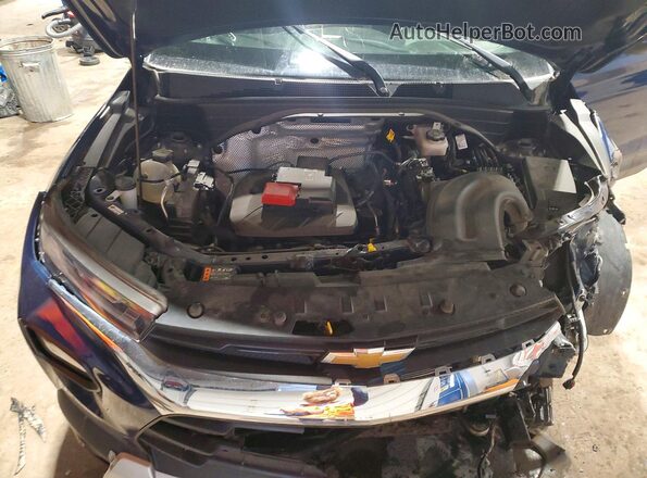 KL79MRSL4MB098383 2021 CHEVROLET TRAILBLAZER Blue Engine compartment view