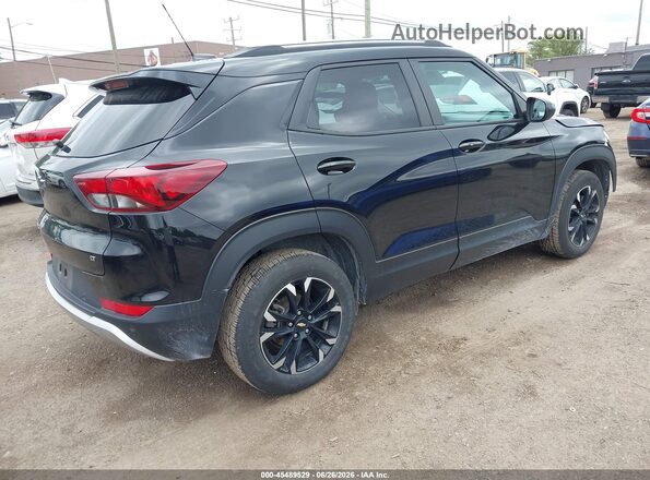 KL79MRSL4NB006481 2022 CHEVROLET TRAILBLAZER Black Tył prawy