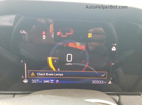 KL79MRSL4RB050633 2024 CHEVROLET TRAILBLAZER Black Instrument cluster view