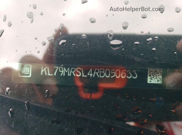 KL79MRSL4RB050633 2024 CHEVROLET TRAILBLAZER Black Engine compartment view