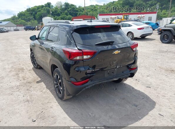 KL79MRSL5MB132847 2021 CHEVROLET TRAILBLAZER Black Հետևի ձախ