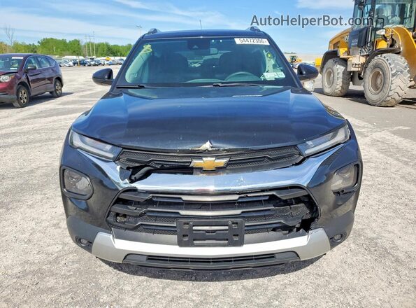 KL79MRSL5MB177996 2021 CHEVROLET TRAILBLAZER Black Front view