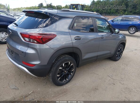 KL79MRSL5NB030174 2022 CHEVROLET TRAILBLAZER Gray Trasero derecho