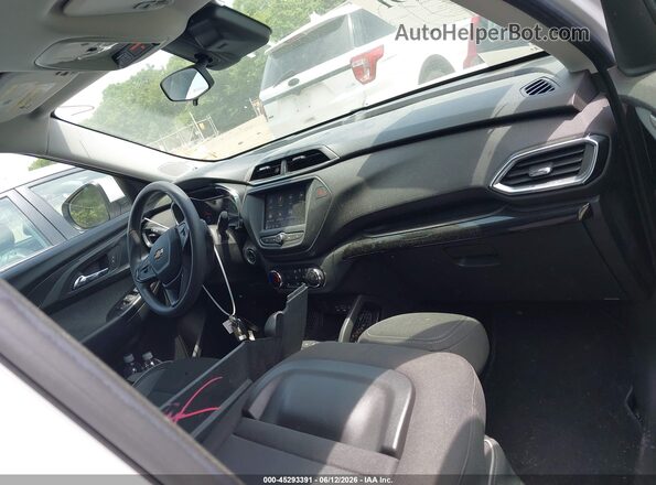 KL79MRSL5NB035164 2022 CHEVROLET TRAILBLAZER White Widok wnętrza z przodu