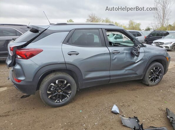 KL79MRSL5NB046956 2022 CHEVROLET TRAILBLAZER Gray Rear right