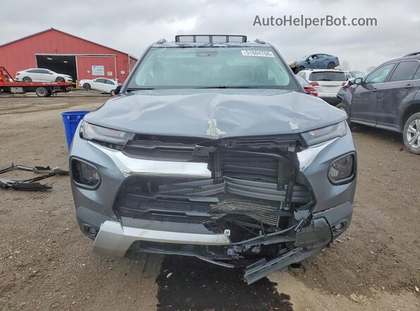 KL79MRSL5NB046956 2022 CHEVROLET TRAILBLAZER Gray Front view