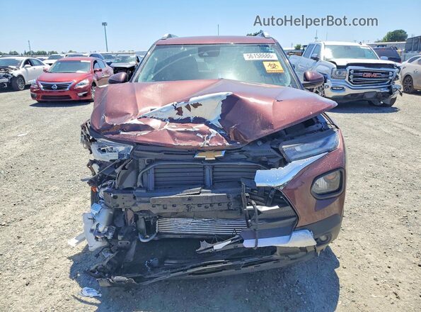 KL79MRSL5NB125656 2022 CHEVROLET TRAILBLAZER Brown Front view