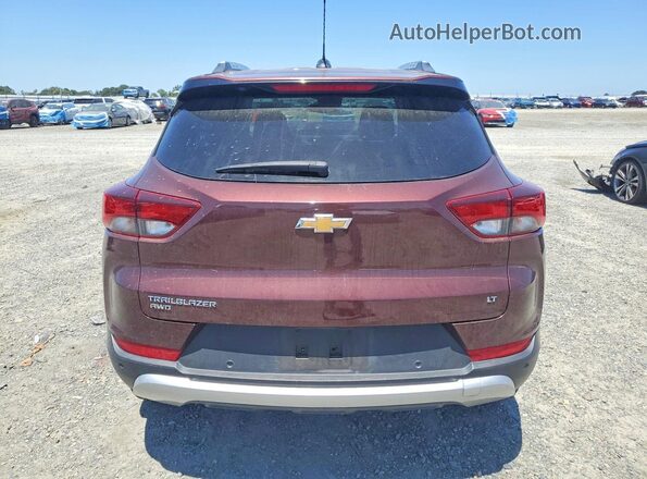 KL79MRSL5NB125656 2022 CHEVROLET TRAILBLAZER Brown Rear view