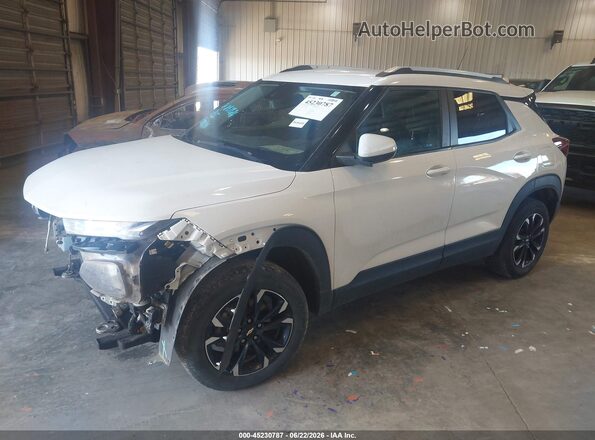 KL79MRSL5PB058902 2023 CHEVROLET TRAILBLAZER White წინა მარცხენა ხედი სამი მეოთხედიდან