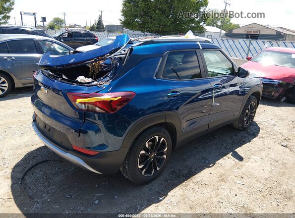 KL79MRSL6MB097560 2021 CHEVROLET TRAILBLAZER Blue უკანა მარჯვენა