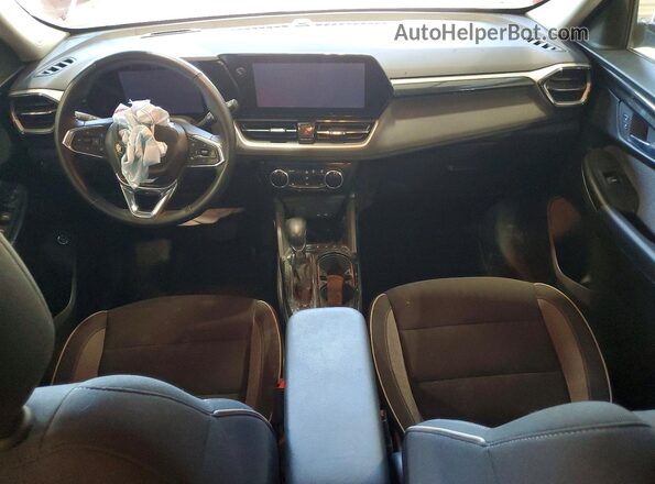 KL79MRSL6RB056837 2024 CHEVROLET TRAILBLAZER Burgundy Dashboard view