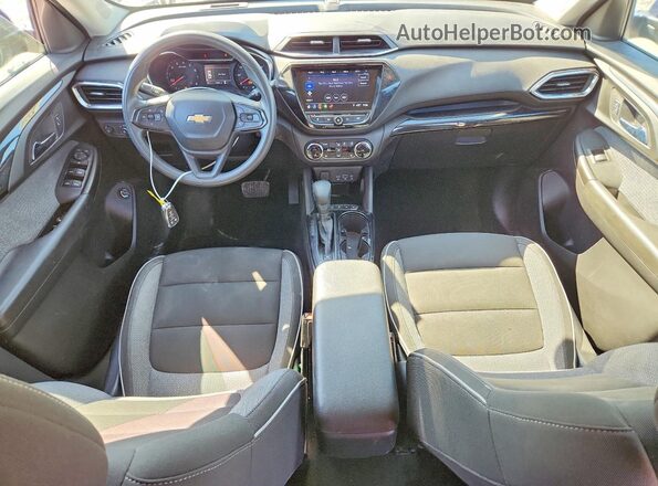 KL79MRSL7MB031275 2021 CHEVROLET TRAILBLAZER Blue Вид панелі приладів