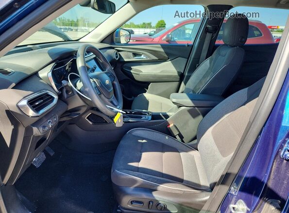 KL79MRSL7MB031275 2021 CHEVROLET TRAILBLAZER Blue Вид салону спереду