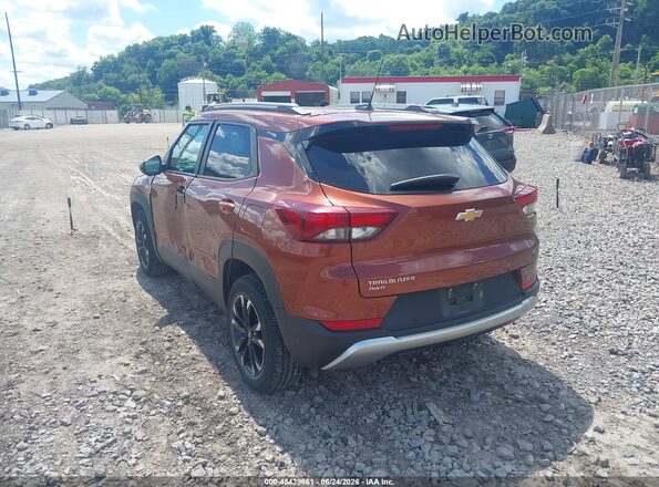 KL79MRSL7MB141176 2021 CHEVROLET TRAILBLAZER Orange Rear left