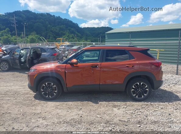 KL79MRSL7MB141176 2021 CHEVROLET TRAILBLAZER Orange 360 interior view