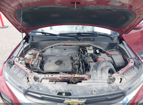 KL79MRSL8MB032712 2021 CHEVROLET TRAILBLAZER Red Rear view