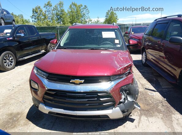 KL79MRSL8PB207710 2023 CHEVROLET TRAILBLAZER Красный Вид щитка приборов