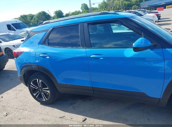 KL79MRSL9RB139436 2024 CHEVROLET TRAILBLAZER Blue Rear interior view