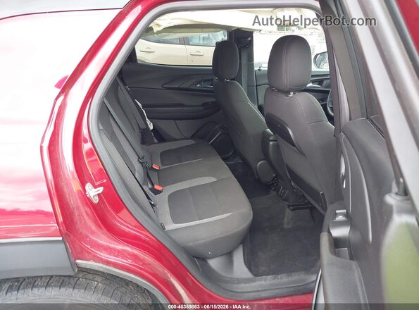 KL79MRSLXMB122556 2021 CHEVROLET TRAILBLAZER Red VIN კოდის სტიკერის ხედი