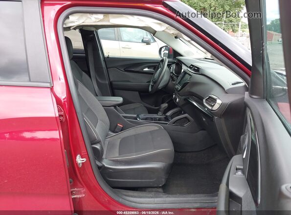 KL79MRSLXMB122556 2021 CHEVROLET TRAILBLAZER Red წინა სალონის ხედი