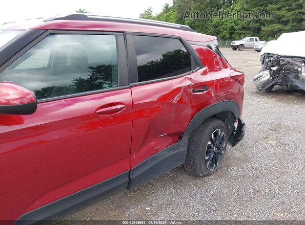 KL79MRSLXMB122556 2021 CHEVROLET TRAILBLAZER Red წინა ხედი