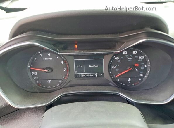 KL79MRSLXNB127774 2022 CHEVROLET TRAILBLAZER Black Instrument cluster view