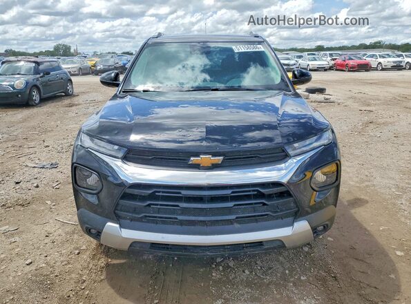 KL79MRSLXNB127774 2022 CHEVROLET TRAILBLAZER Black Front view