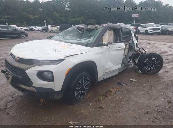 KL79MSSL1MB118533 2021 CHEVROLET TRAILBLAZER Белый Передняя левая четверть