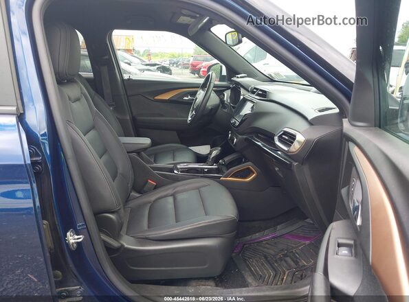 KL79MSSL1NB136290 2022 CHEVROLET TRAILBLAZER Blue Vista interior delantera