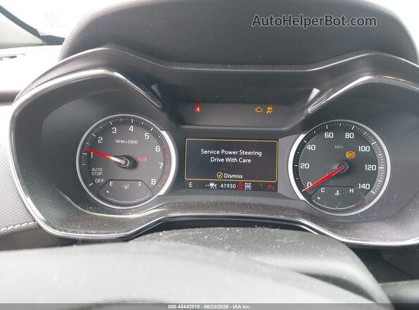 KL79MSSL1NB136290 2022 CHEVROLET TRAILBLAZER Blue Vista de los asientos traseros