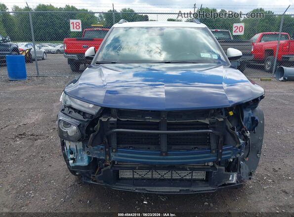 KL79MSSL1NB136290 2022 CHEVROLET TRAILBLAZER Blue Vista interior trasera
