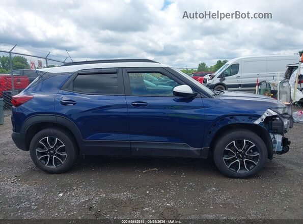 KL79MSSL1NB136290 2022 CHEVROLET TRAILBLAZER Blue Vista interior de 360 grados
