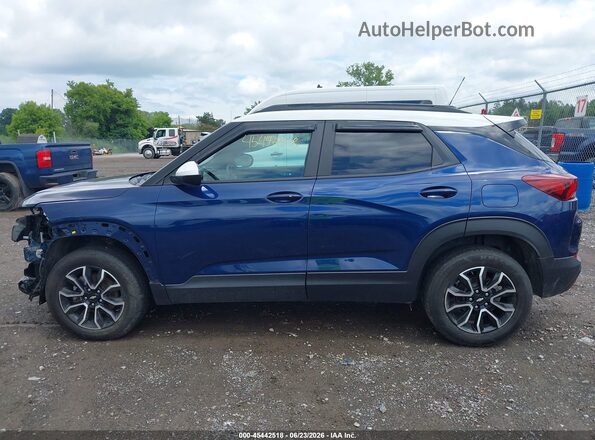 KL79MSSL1NB136290 2022 CHEVROLET TRAILBLAZER Blue 