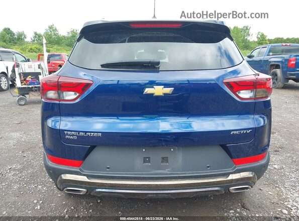 KL79MSSL1NB136290 2022 CHEVROLET TRAILBLAZER Blue 