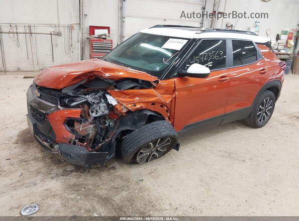 KL79MSSL1PB133537 2023 CHEVROLET TRAILBLAZER Orange Передня ліва чверть