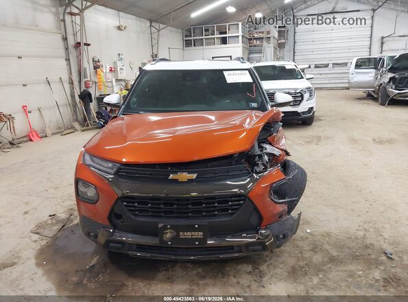 KL79MSSL1PB133537 2023 CHEVROLET TRAILBLAZER Orange Вид задньої частини салону
